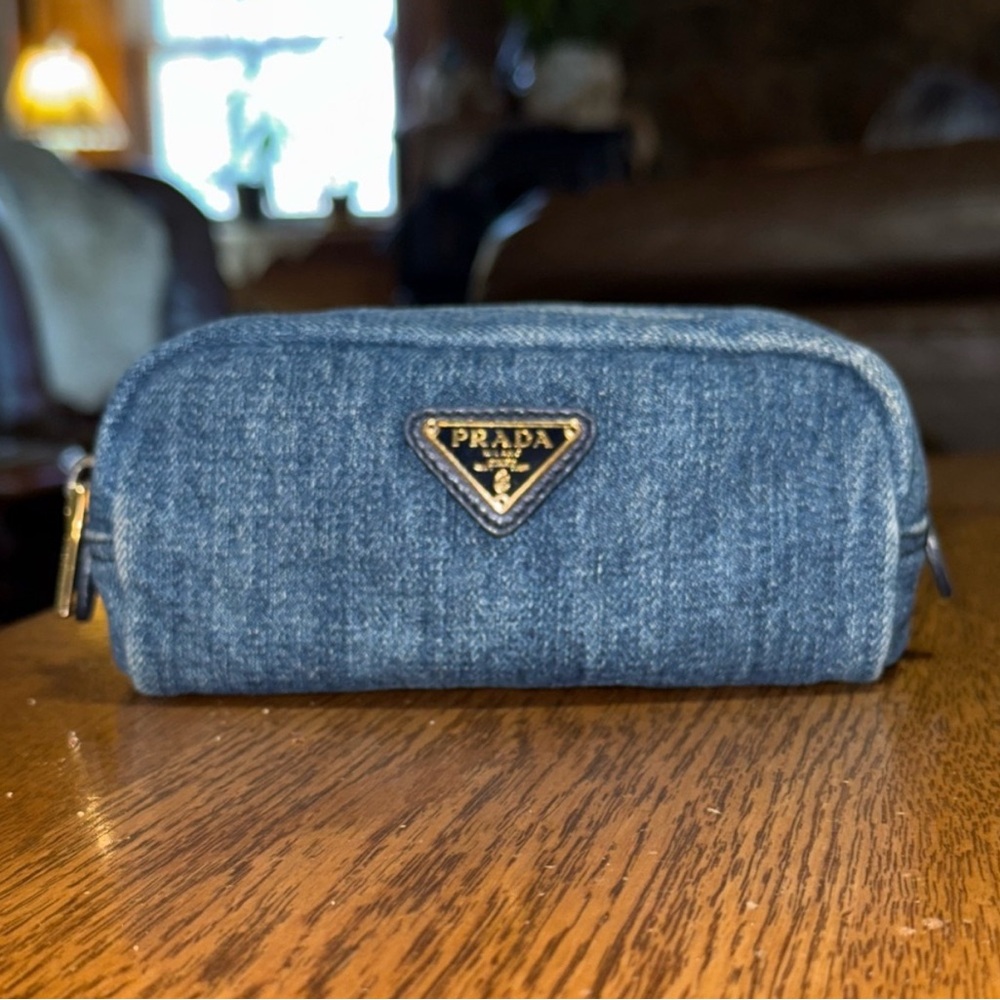 Prada Blue Denim Bag - Picture 2 of 14